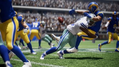 لقطة شاشة من لعبة Madden NFL 25 تعرض تقنية BOOM