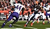 球員遭擒抱的《Madden NFL 23》奮力衝撞遊戲特色影像