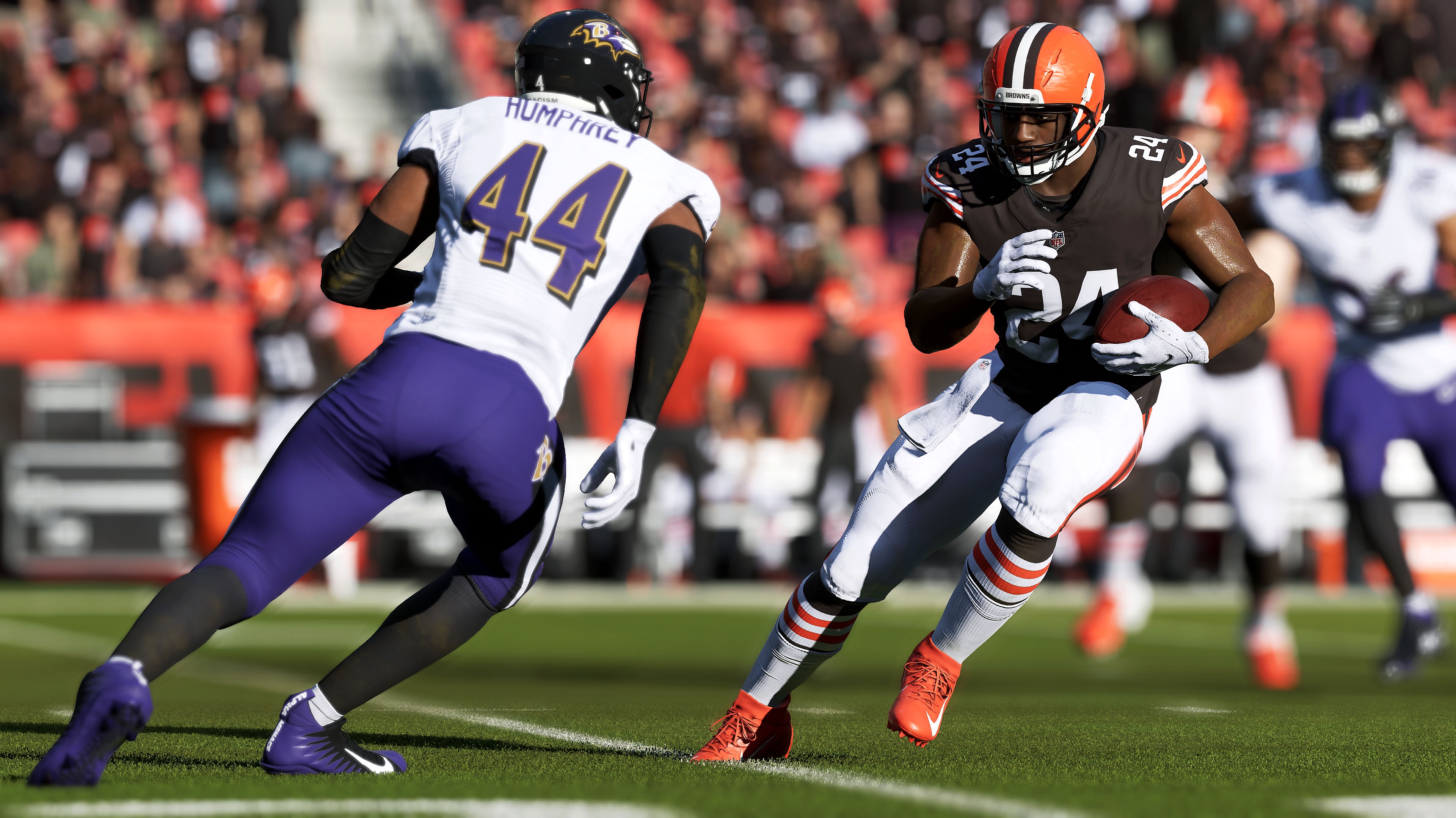 Madden NFL 23 hit everything key features image of player getting tackled