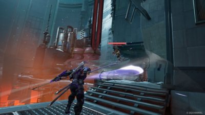 Marvel Rivals screenshot showing Hawkeye gameplay