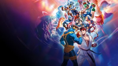 Marvel vs Capcom Fighting Collection: Arcade Classics – helteillustrasjon