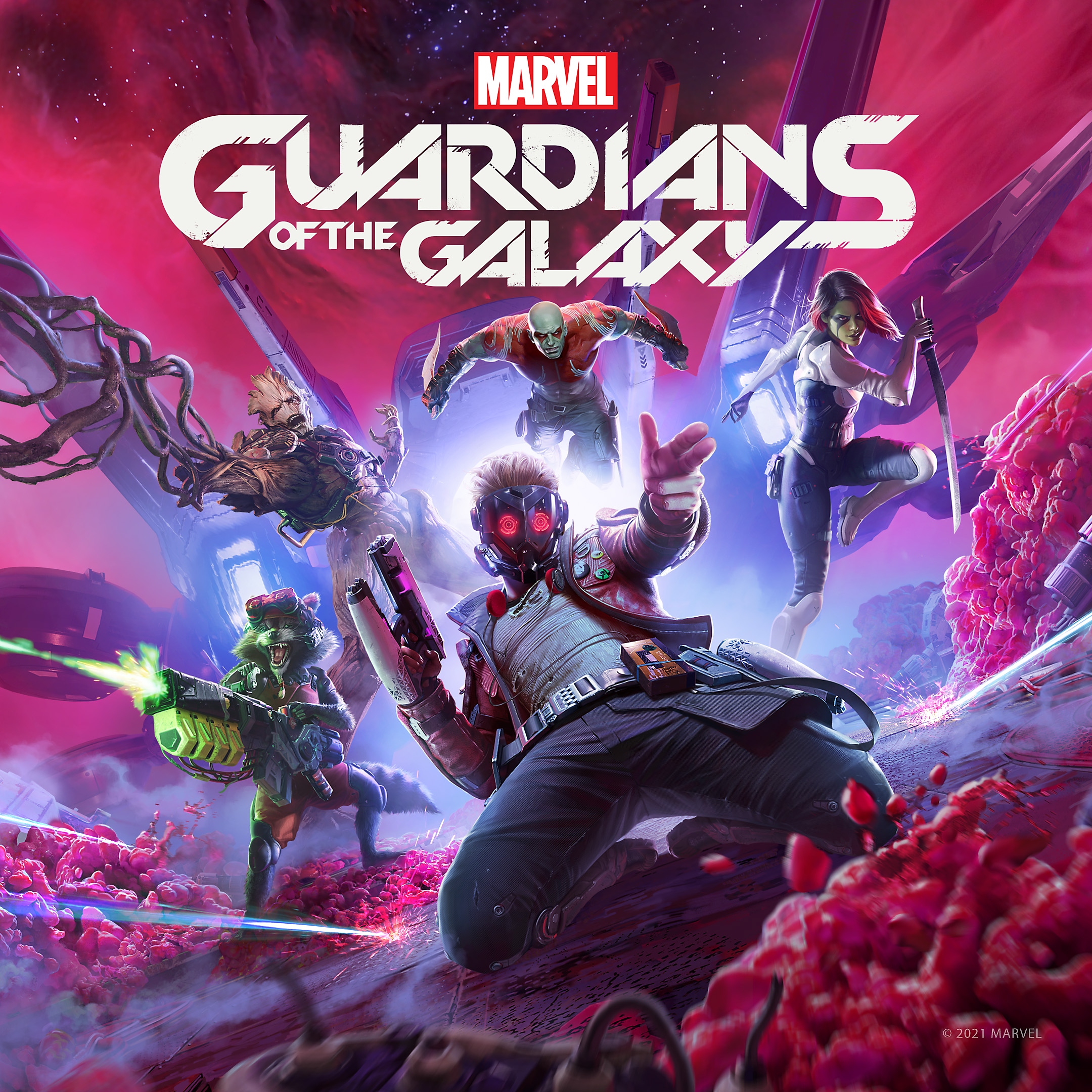 『Marvel's Guardians of the Galaxy』のアートワーク