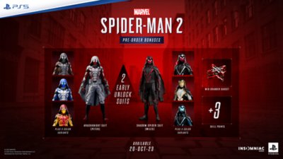 Marvel's Spider-Man 2 Pre-Order Bonuses