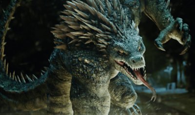 The Lizard snarls and bares his teeth.