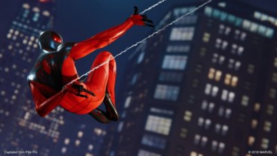 captura de pantalla spider-man ps4