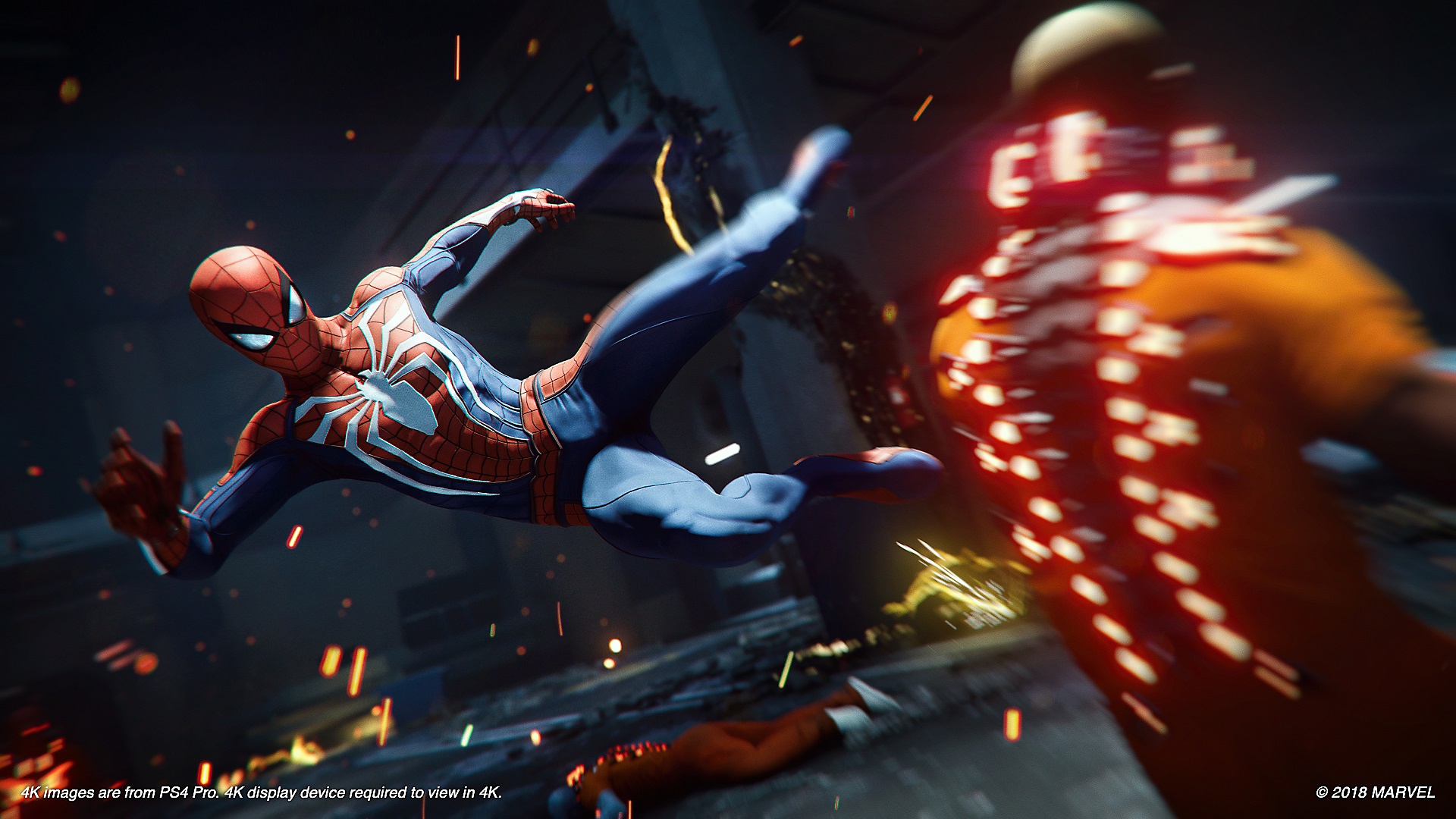 marvel's spider-man snímka obrazovky