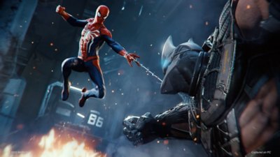 marvel's spider-man pc ภาพหน้าจอ rhino