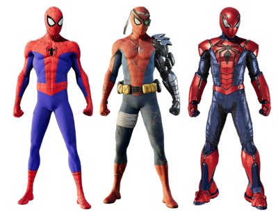 spider-man traje de bonificación silver lining