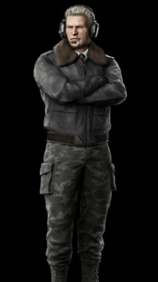 Fotografía de cuerpo entero del personaje Zero.