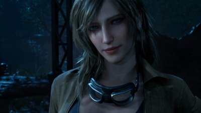 Captura de pantalla de Metal Gear Solid Delta: Snake Eater que muestra al personaje Eva.