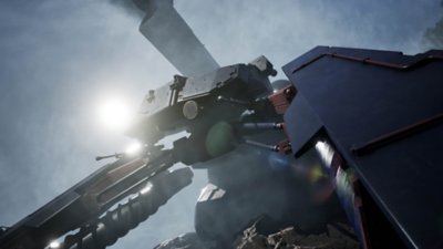 Captura de pantalla de METAL GEAR SOLID Δ: SNAKE EATER que muestra una gran máquina.