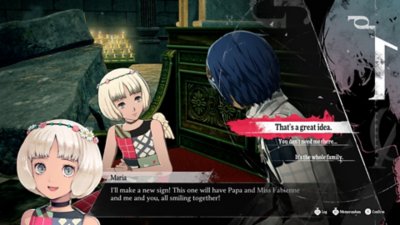 Metaphor: ReFantazio screenshot showing conversation between characters