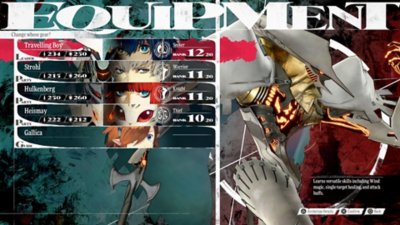 Metaphor: ReFantazio screenshot showing an equipment menu