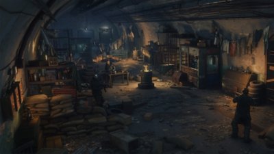 Artwork zu Metro Awakening, auf dem eine unterirdische Umgebung gezeigt wird