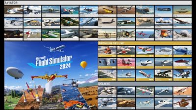 Microsoft Flight Simulator 2024: Deluxe Edition keyart