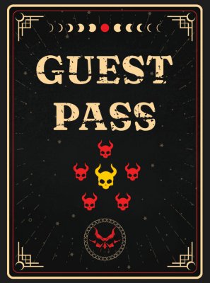 Promotie-afbeelding voor de Guest Pass van Midnight Murder Club.