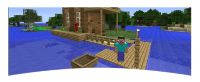 Minecraft screenshot showing Steve standing on a jetty