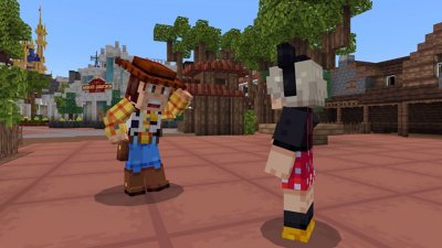 DLC Minecraft x Walt Disney Magic Kingdom - Capture d'écran