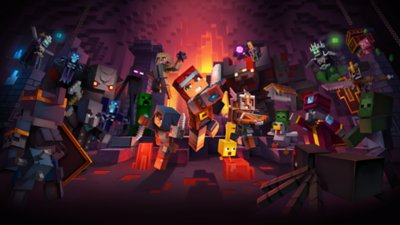 Artwork van Minecraft Dungeons