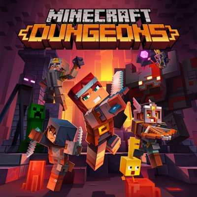 العمل الفني الأساسي للعبة Minecraft Dungeons