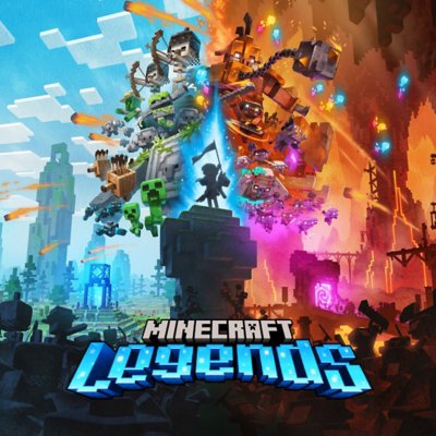 عمل فني رئيسي للعبة Minecraft Legends