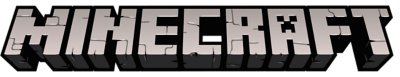 white minecraft logo transparent background