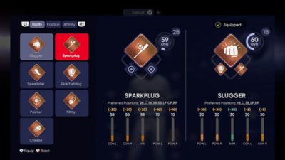 Player loadouts