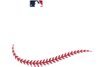 Logotipo blanco de Scouting Report de MLB The Show