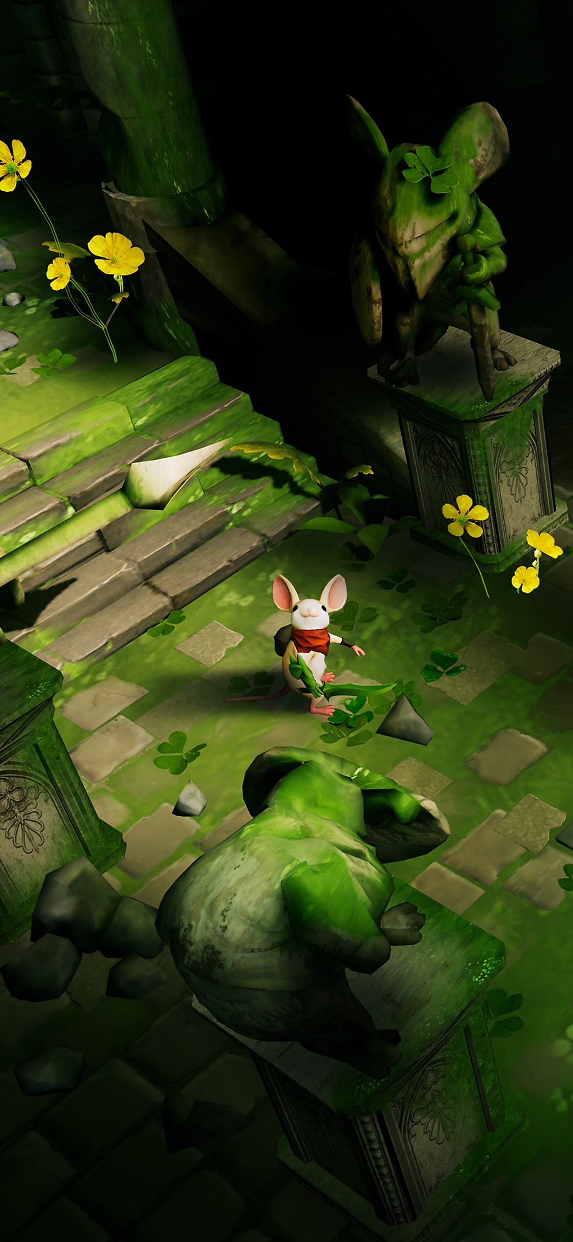 خلفية شاشة جوال للعبة Moss