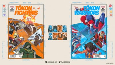 MARVEL Tōkon: Fighting Souls - screenshot van het scherm waarin je personages selecteert