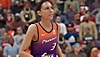 《NBA 2K23》螢幕截圖，描繪鳳凰城水星隊的戴安娜·陶樂西
