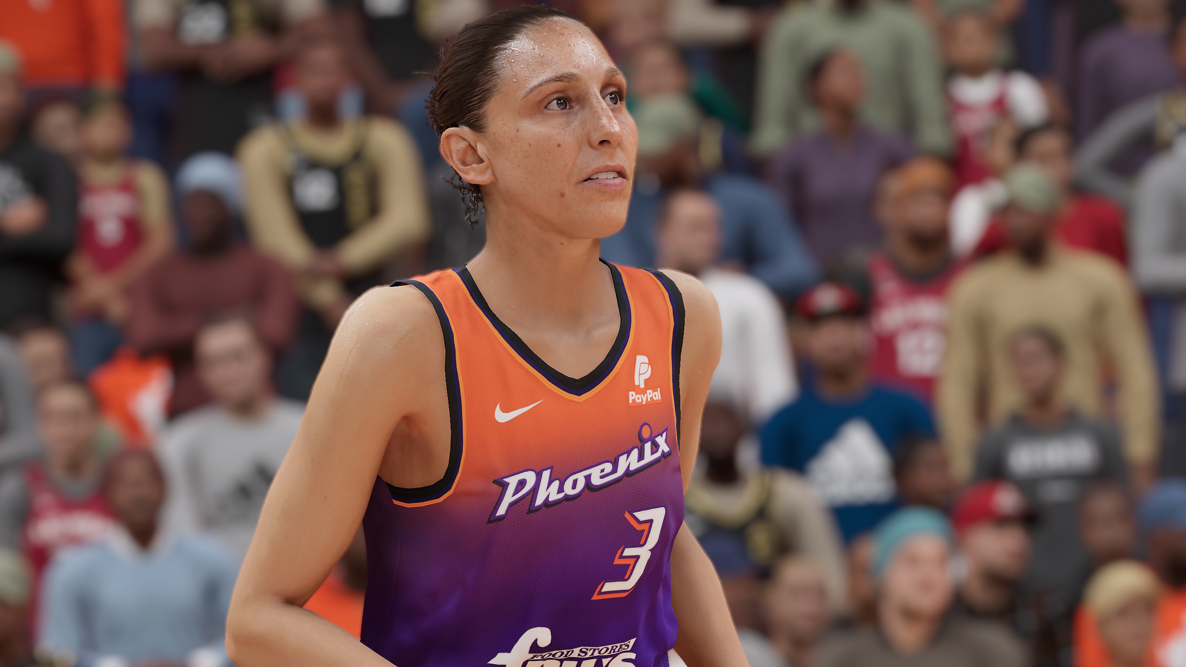 NBA 2K23 screenshot showing Diana Taurasi of the Phoenix Mercury