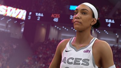 NBA 2K25 – snímek obrazovky A'ju Wilsonovou
