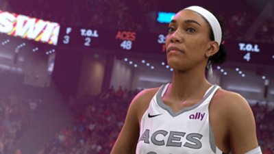 NBA 2K25 – Screenshot, der A'ja Wilson zeigt