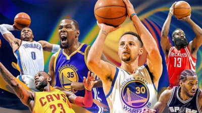 NBA 2K25 Eras image showing a variety of legendary players