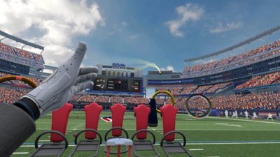 NFL Pro Era screenshot showing the player practicing their throws in a training minigame