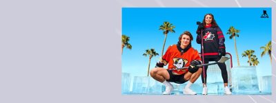 EA Sports NHL 23-achtergrondblok met heldenafbeelding