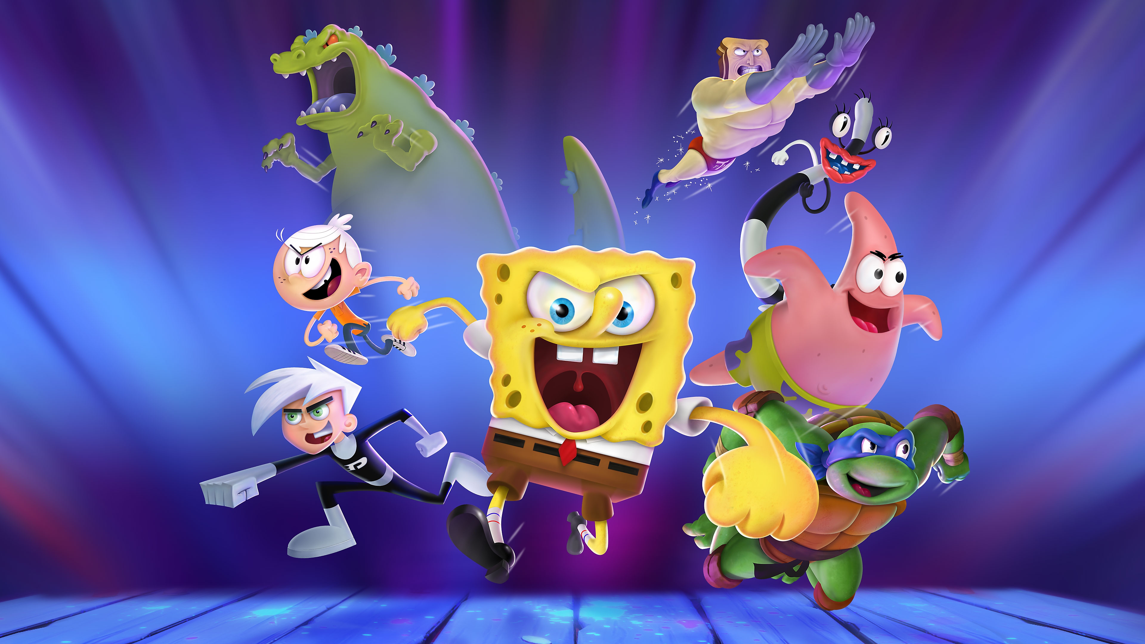 Ilustración promocional de Nickelodeon All-Star Brawl