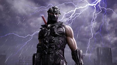 Ninja Gaiden 4 - Screenshot di Ryu in mezzo a una tempesta 
