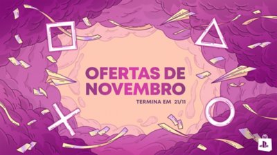 Arte promocional das promoções de novembro — loja global