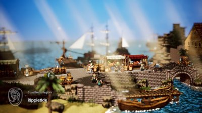 OCTOPATH TRAVELER 0 スクリーンショット 港のエリア