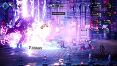 OCTOPATH TRAVELER 0 スクリーンショット 本作ならではのターン制バトル