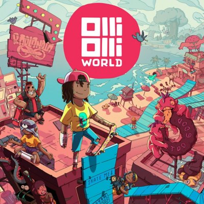 OlliOlli World – kaupan kuvitus