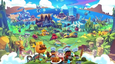 《Overcooked!: All You Can Eat》主要美術設計
