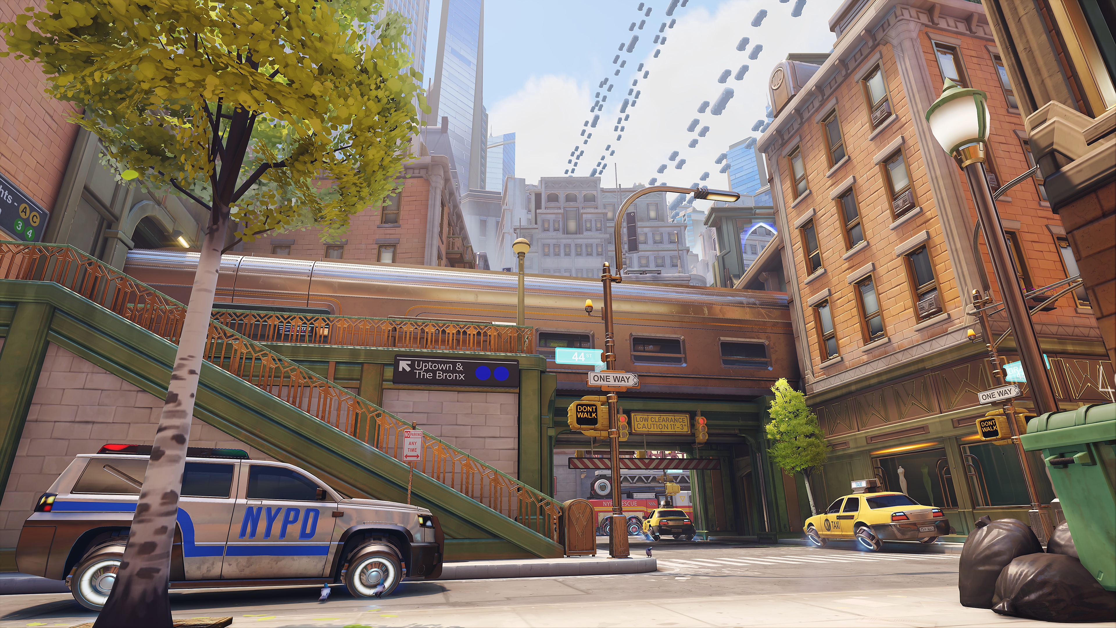 Overwatch 2 – snímek obrazovky nové lokace – New York