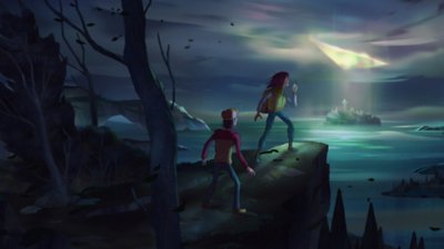 อาร์ตเวิร์กตัวเอก Oxenfree II: Lost Signals