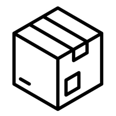 Cardboard box icon