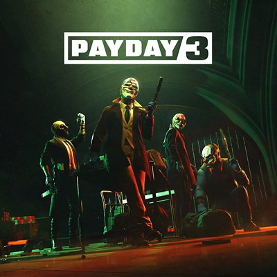 Payday 3 screenshot showing four scary men wearing masks.