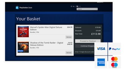 playstation 4 online shopping