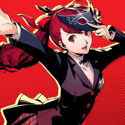 Renderização da personagem Kasumi, de Persona 5 Royal